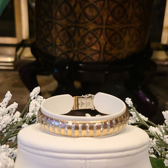 Love Earth Jewelry Love Earth Gold Silver Bracelet Poshmark